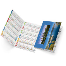 Calendriers publicitaires fabriqués en France de poche Christian