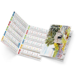 Calendrier personnalisé fabriqué en France de poche Marco