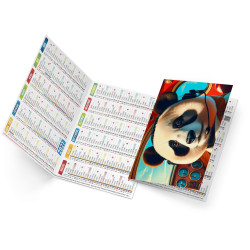 Calendriers de poche publicitaires fabriqués en France Jean