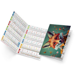 Calendriers de poche publicitaires fabriqués en France Jean