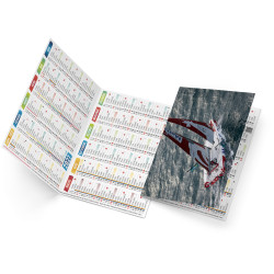 Calendriers de poche personnalisables fabriqués en France Loïc