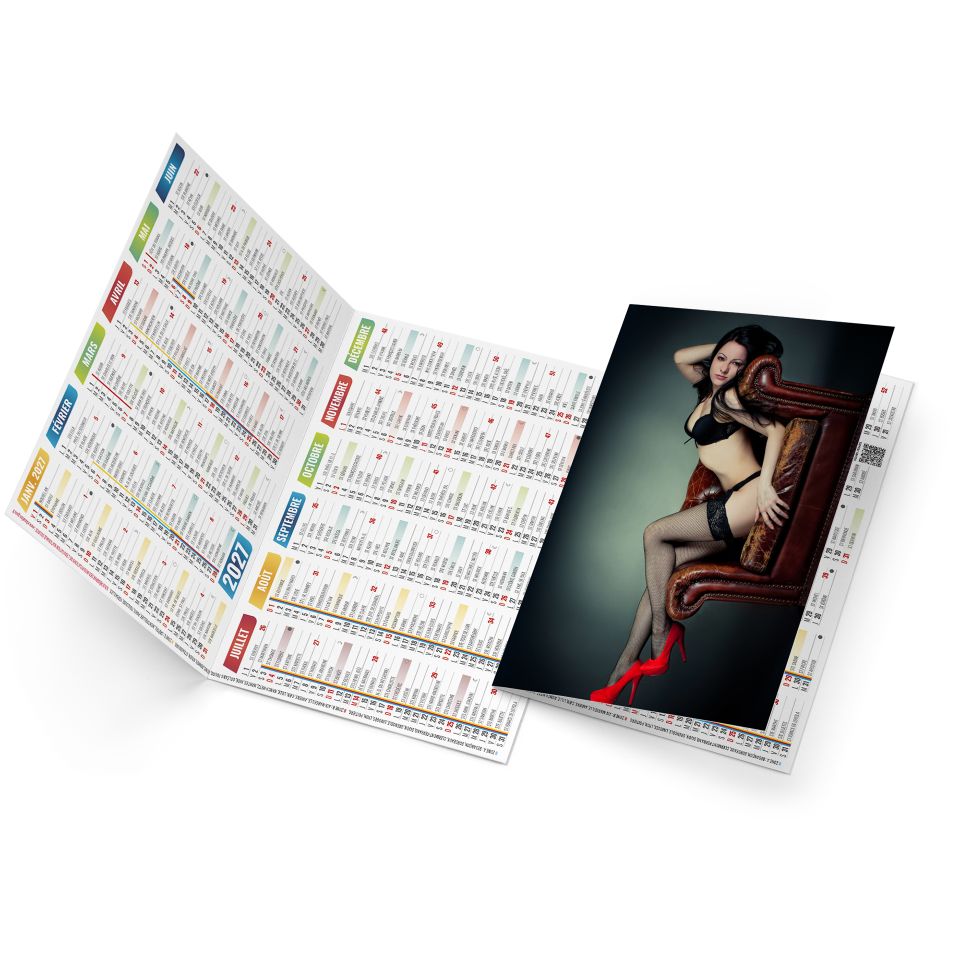 Calendriers de poche personnalisables fabriqués en France Lili