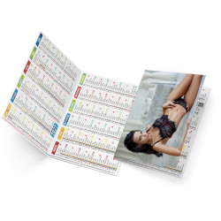 Calendriers de poche personnalisables fabriqués en France Lili