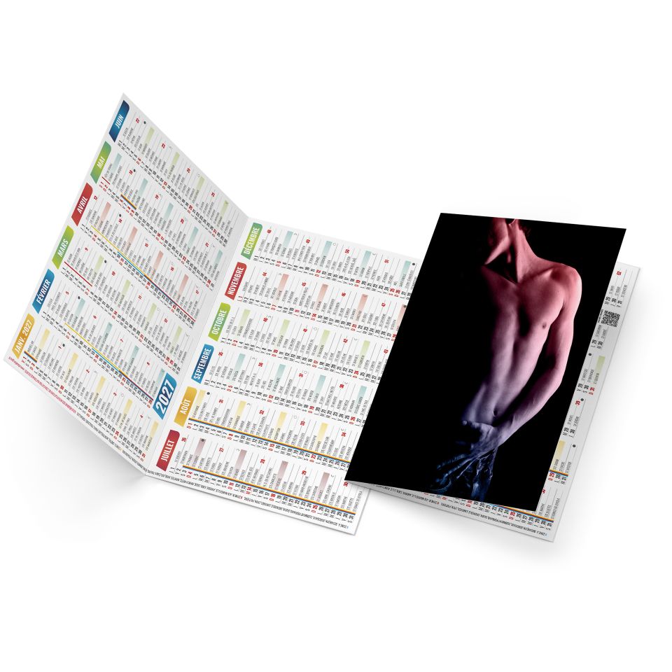 Calendriers publicitaires fabriqués en France de poche Adam