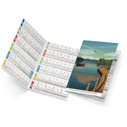 Calendriers de poche personnalisés Lila