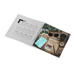 Cartes de voeux publicitaires fabriquées en France Voyage