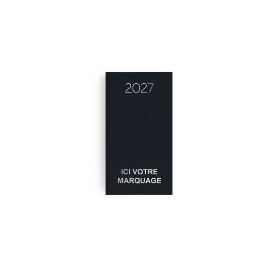 Agenda publicitaire fabriqué en France Naturel 90x165 mm