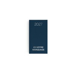 Agenda publicitaire fabriqué en France Naturel 90x165 mm