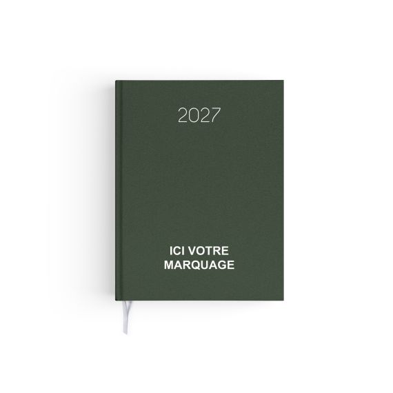 Agenda publicitaire fabriqué en France Naturel 165x240 mm