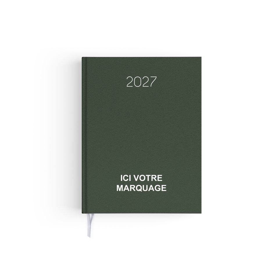 Agenda publicitaire fabriqué en France Naturel 165x240 mm