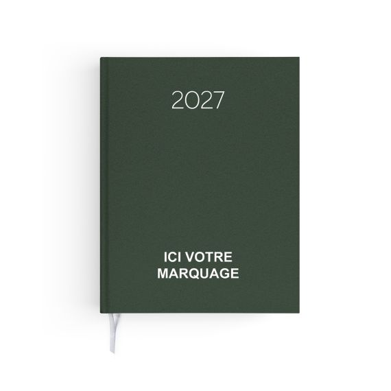 Agenda publicitaire fabriqué en France Naturel 210x270 mm