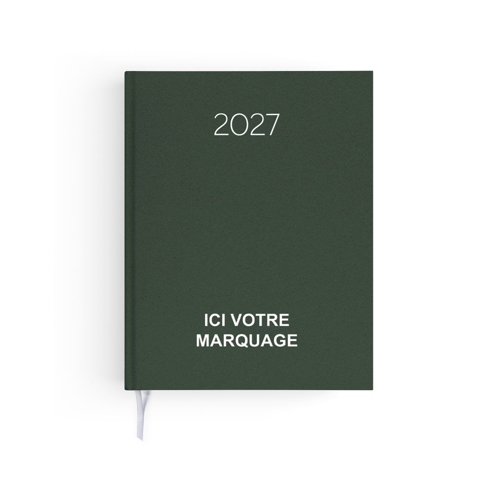 Agenda publicitaire fabriqué en France Naturel 210x270 mm