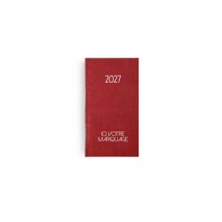Agendas personnalisables fabriqués en France Paris 90x165 mm