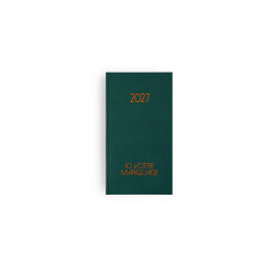 Agendas personnalisables fabriqués en France Paris 90x165 mm