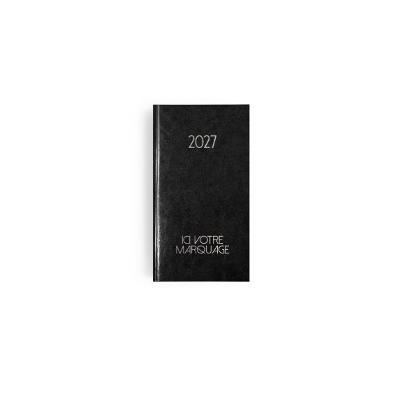 Agendas personnalisables fabriqués en France Paris 90x165 mm