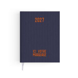 Agendas personnalisables fabriqués en France Effet Toilé 210x270 mm
