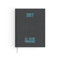 Agendas personnalisables fabriqués en France Effet Toilé 210x270 mm
