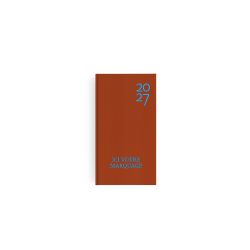 Agenda personnalisable fabriqué en France Semainier Harmonie 90x165 mm
