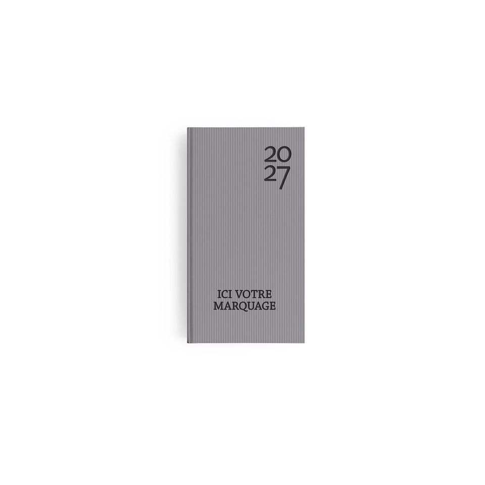 Agenda personnalisable fabriqué en France Semainier Harmonie 90x165 mm