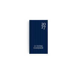 Agenda personnalisable fabriqué en France Semainier Harmonie 90x165 mm