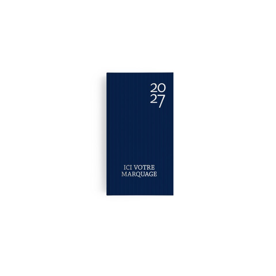 Agenda personnalisable fabriqué en France Semainier Harmonie 90x165 mm