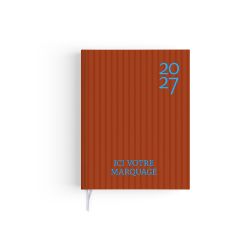 Agenda personnalisable fabriqué en France Semainier Harmonie 165x240 mm
