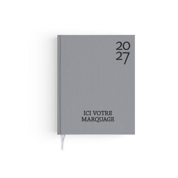 Agenda personnalisable fabriqué en France Semainier Harmonie 165x240 mm