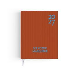 Agenda personnalisable fabriqué en France Semainier Harmonie 210x270 mm