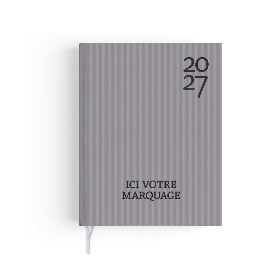 Agenda personnalisable fabriqué en France Semainier Harmonie 210x270 mm