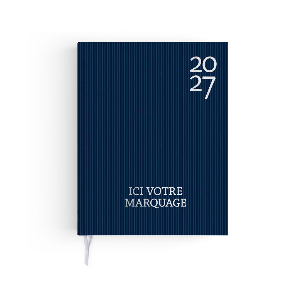 Agenda personnalisable fabriqué en France Semainier Harmonie 210x270 mm