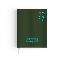 Agenda personnalisable fabriqué en France Semainier Harmonie 210x270 mm