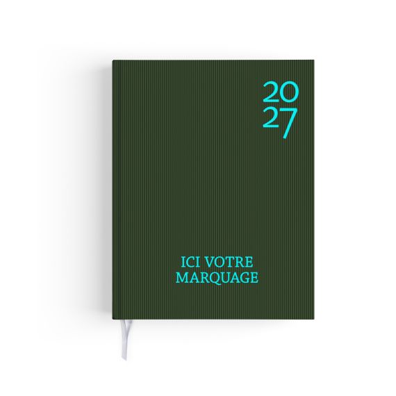 Agenda personnalisable fabriqué en France Semainier Harmonie 210x270 mm
