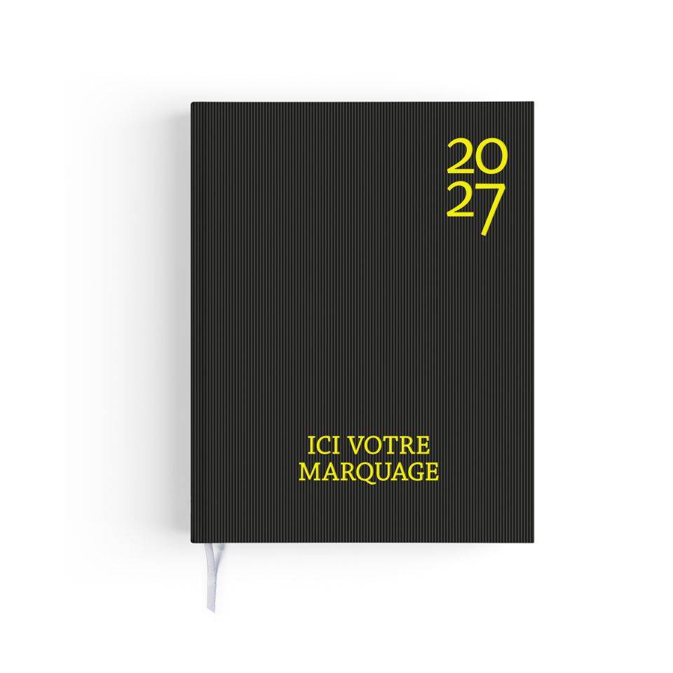 Agenda personnalisable fabriqué en France Semainier Harmonie 210x270 mm