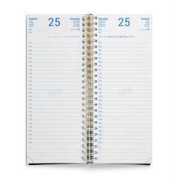 Agenda de caisse personnalisable fabrication Française Spirale