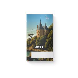 Agenda publicitairefabriqué en France souple éco-poche couleur 95x165 mm