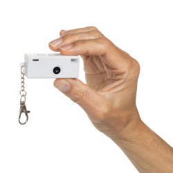 Porte-clés publicitaire appareil photo en ABS RCS Cliq it