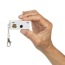 Porte-clés publicitaire appareil photo en ABS RCS Cliq it