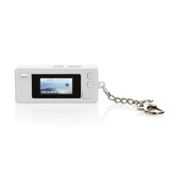 Porte-clés publicitaire appareil photo en ABS RCS Cliq it