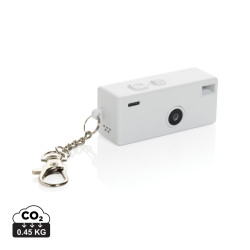 Porte-clés publicitaire appareil photo en ABS RCS Cliq it
