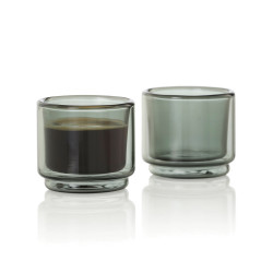 Tasses publicitaire expresso 45ml Impact lot de 2 AdHoc