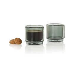 Tasses publicitaire expresso 45ml Impact lot de 2 AdHoc