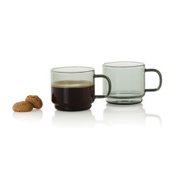 Tasses publicitaire expresso 70ml Impact lot de 2 AdHoc