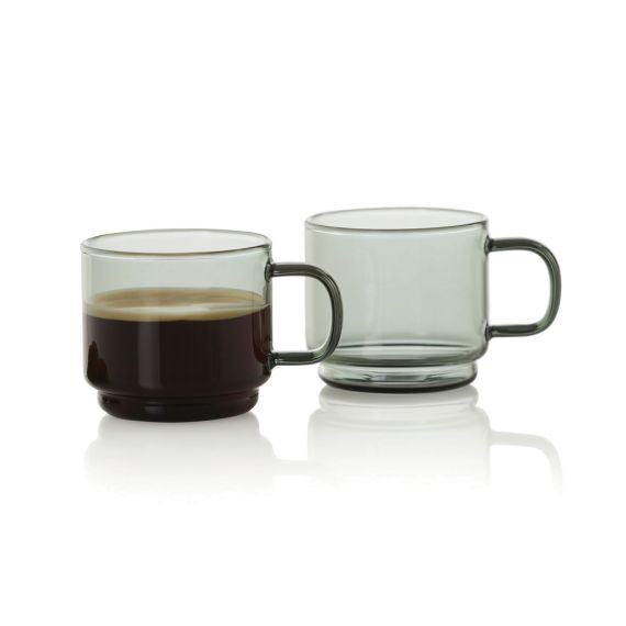 Tasses publicitaire expresso 70ml Impact lot de 2 AdHoc