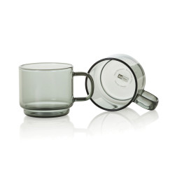 Tasses publicitaire expresso 70ml Impact lot de 2 AdHoc
