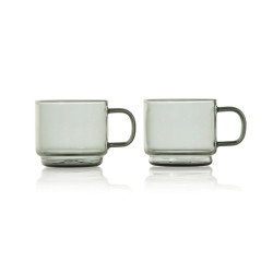 Tasses publicitaire expresso 70ml Impact lot de 2 AdHoc