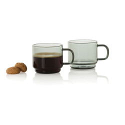 Tasses publicitaire expresso 70ml Impact lot de 2 AdHoc