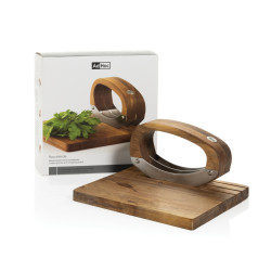 Hachoir publicitaire RoccaVerde avec planche AdHoc