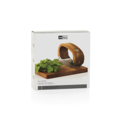 Hachoir publicitaire RoccaVerde avec planche AdHoc