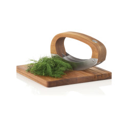 Hachoir publicitaire RoccaVerde avec planche AdHoc