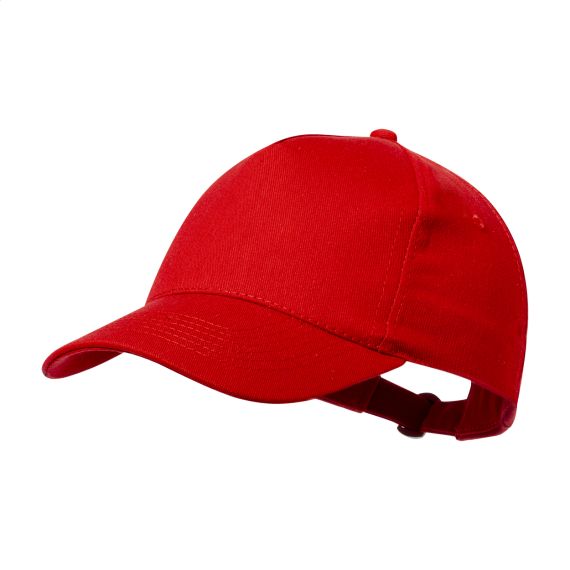 Casquette publicitaire 5 panneaux coton recyclé boucle métal BOSS DAY